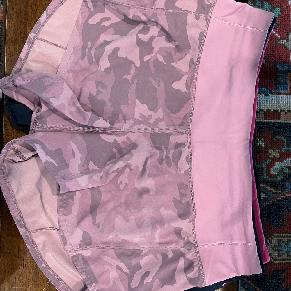Pink Camo Athletic Shorts